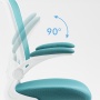 Office chair OFFICE PRODUCTS Chios, turquoise