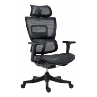 Fotel biurowy OFFICE PRODUCTS Skorpios, czarny, Krzesła i fotele, Wyposażenie biura