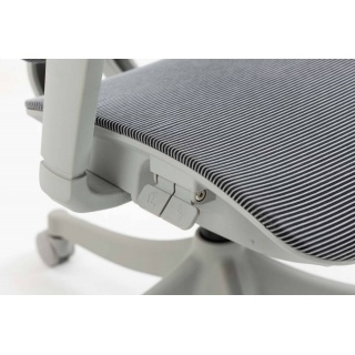 Fotel biurowy OFFICE PRODUCTS Skorpios, szary, Krzesła i fotele, Wyposażenie biura