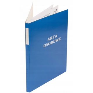 TECZKA DO AKT OSOB.ABCDE ZADR.BINDA WEWN.NIEBIESKI, Akta osobowe, Organizacja dokumentów