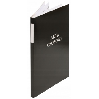 TECZKA DO AKT OSOB.ABCDE ZADR.BINDA WEWN.CZARNY, Akta osobowe, Organizacja dokumentów