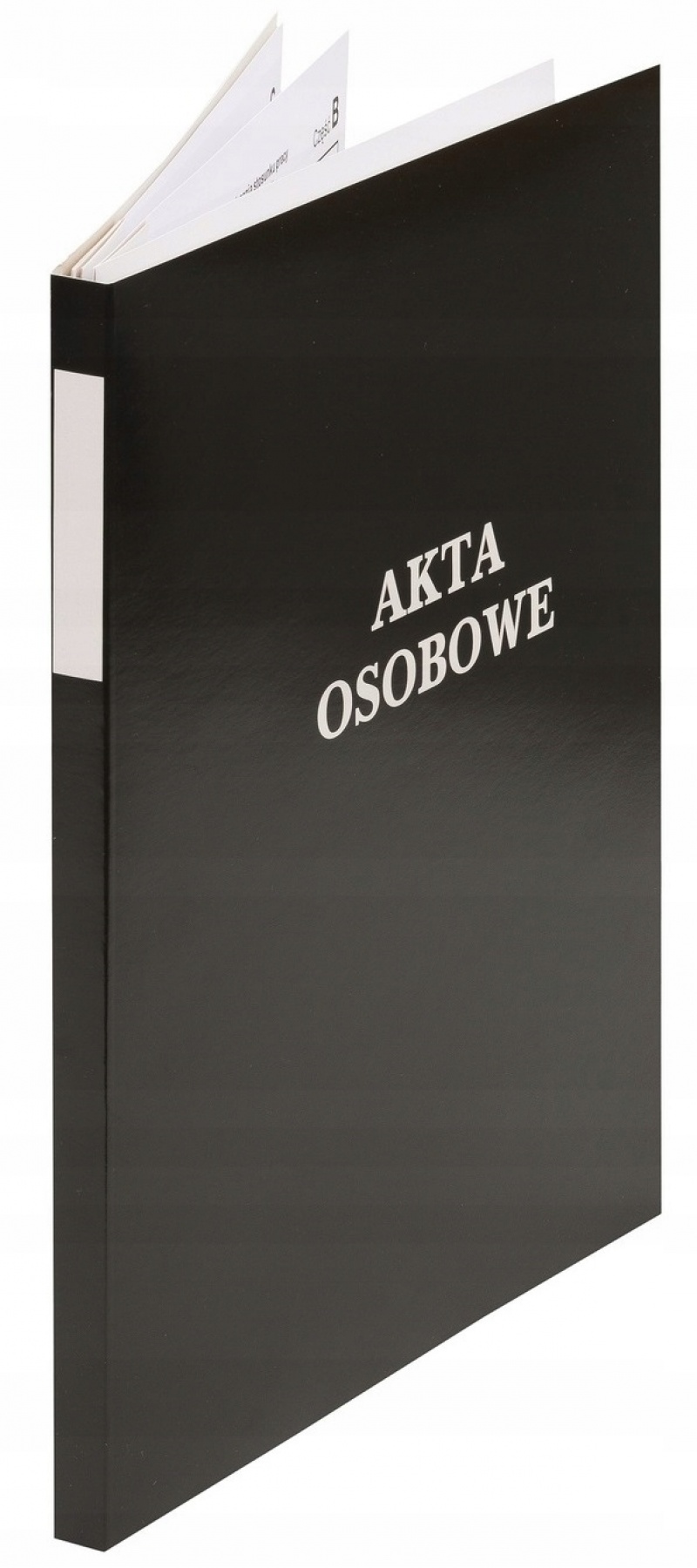 TECZKA DO AKT OSOB.ABCDE ZADR.BINDA WEWN.CZARNY, Akta osobowe, Organizacja dokumentów