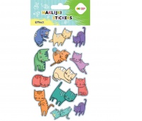 NAKLEJKI EFFECT CATS 10x20cm.H.COLOR