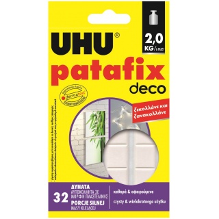 UHU PATAFIX HOMEDECO 52 PORCJE MASY SAMOPRZYLEPNEJ, Mocowania i haczyki, Prezentacja