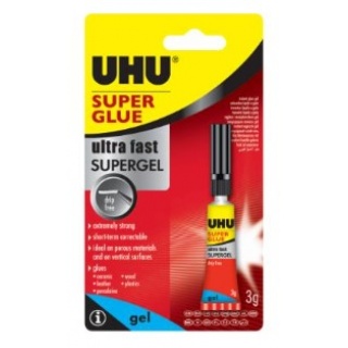 KLEJ W ŻELU SUPER GLUE GEL 3GR., Kleje, Galanteria biurowa