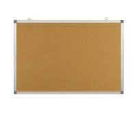 Tablica korkowa OFFICE PRODUCTS, 60x45cm, rama aluminiowa, Tablice korkowe, Prezentacja