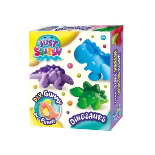 STRIGO ZEST.KREAT.JUST SQUISH FIGURKI DINOZAURY, Kreatywne, Zabawki