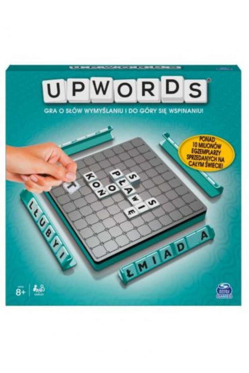 UPWORDS GRA SŁOWNA LOGICZNA PL 3D SŁOWA KAFELKI, Towarzyskie, Gry