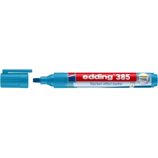 Marker do efektów na flipchartach e-385 EDDING, jasnoniebieski, Markery, Artykuły do pisania i korygowania
