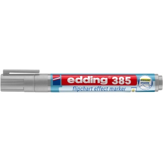 Marker do efektów na flipchartach e-385 EDDING, srebrnoszary, Markery, Artykuły do pisania i korygowania