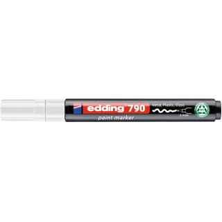 Marker olejowy e-790 EDDING, PCR, biały, Markery, Artykuły do pisania i korygowania