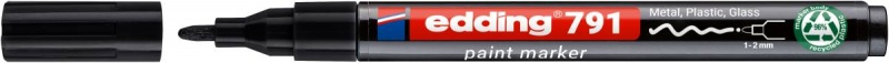 Oil marker e-791 EDDING, PCR, black