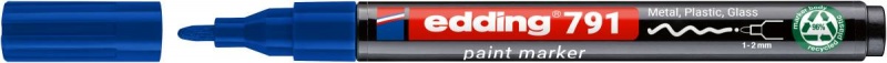 Oil marker e-791 EDDING, PCR, blue