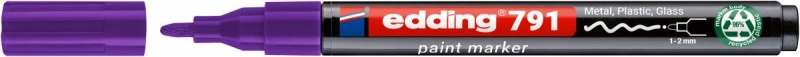 Oil marker e-791 EDDING, PCR, violet