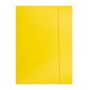 Teczka z gumką OFFICE PRODUCTS, karton/lakier, A4, 320gsm, 3-skrz., mix kolorów, Teczki płaskie, Archiwizacja dokumentów
