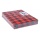 Teczka z gumką OFFICE PRODUCTS, karton/lakier, A4, 320gsm, 3-skrz., mix kolorów w kratę