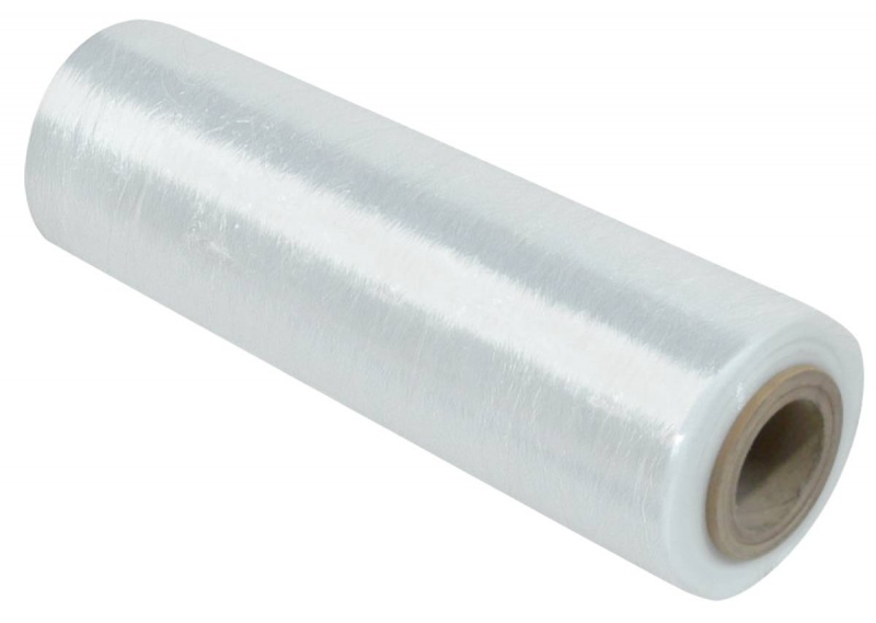 Hand stretch film OFFICE PRODUCTS, 1.5kg net, width 500mm, thickness 23µm, transparent