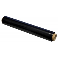 Folia stretch OFFICE PRODUCTS, ręczna, 1,7kg netto, szer. 500mm, 23mikr., czarna, Folia stretch, Koperty i akcesoria do wysyłek