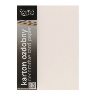 KARTON OZD. A4 220g KRATKA KREMOWY 20ark, Papiery kreatywne, Papier