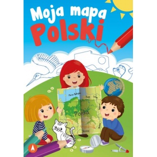 MOJA MAPA POLSKI A5 6011, Edukacyjne, Książeczki