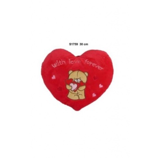 SERCE MIŚ "LOVE FOREVER" 30 CM 170125 S1759, Walentynki, Art. świąteczne i okolicznościowe