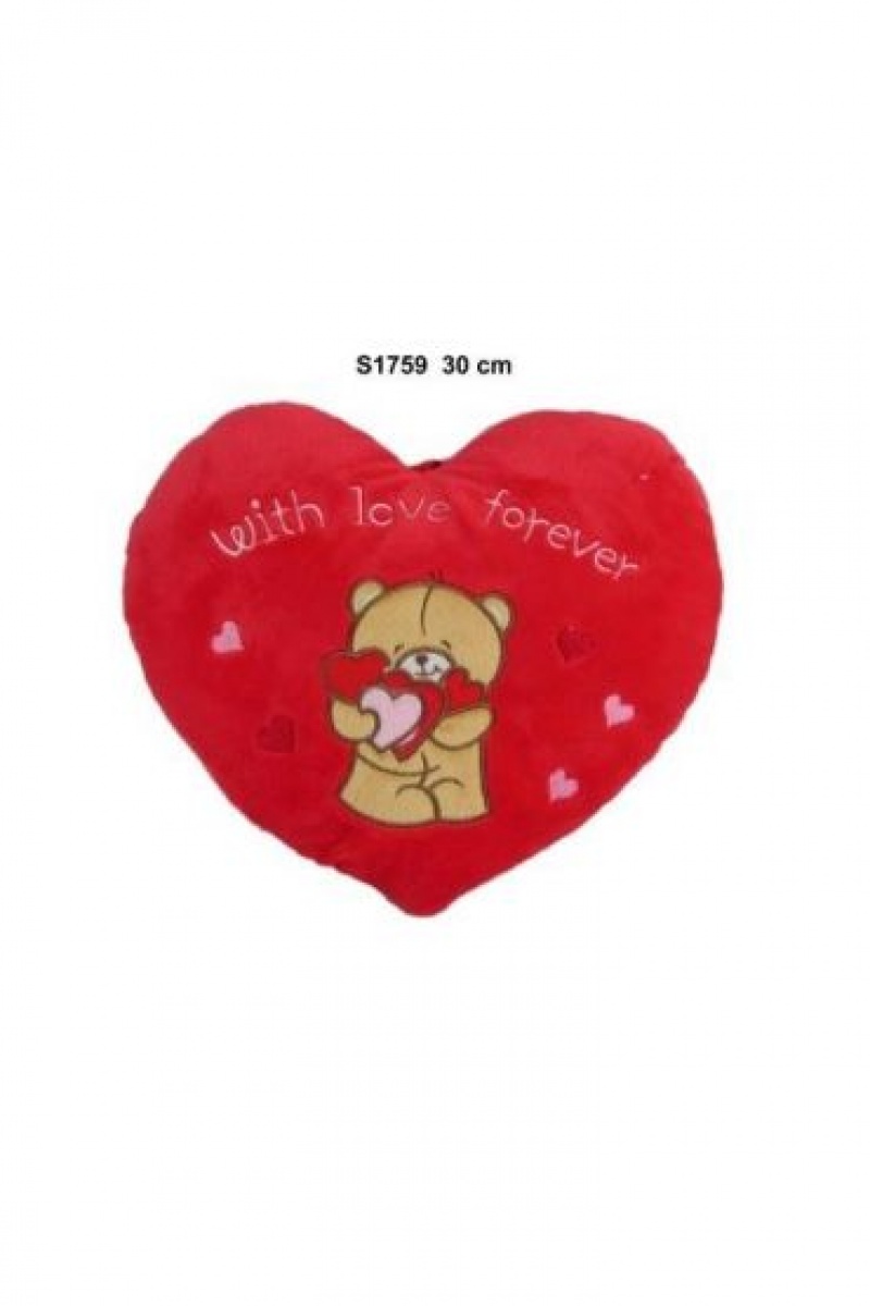 SERCE MIŚ "LOVE FOREVER" 30 CM 170125 S1759, Walentynki, Art. świąteczne i okolicznościowe