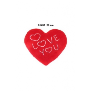SERCE 20 CM 1 KOL "LOVE YOU" 152824 S1437, Walentynki, Art. świąteczne i okolicznościowe