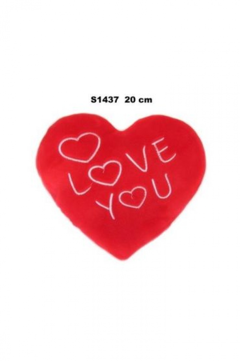 SERCE 20 CM 1 KOL "LOVE YOU" 152824 S1437, Walentynki, Art. świąteczne i okolicznościowe