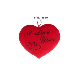 SERCE 1 ASST "I LOVE YOU" 25CM 159038 S1562, Walentynki, Art. świąteczne i okolicznościowe