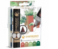 MARKERY CHAMELEON COLOR TOP "Nature" 5 KOL., Markery permanentne, Art. do pisania i korygowania