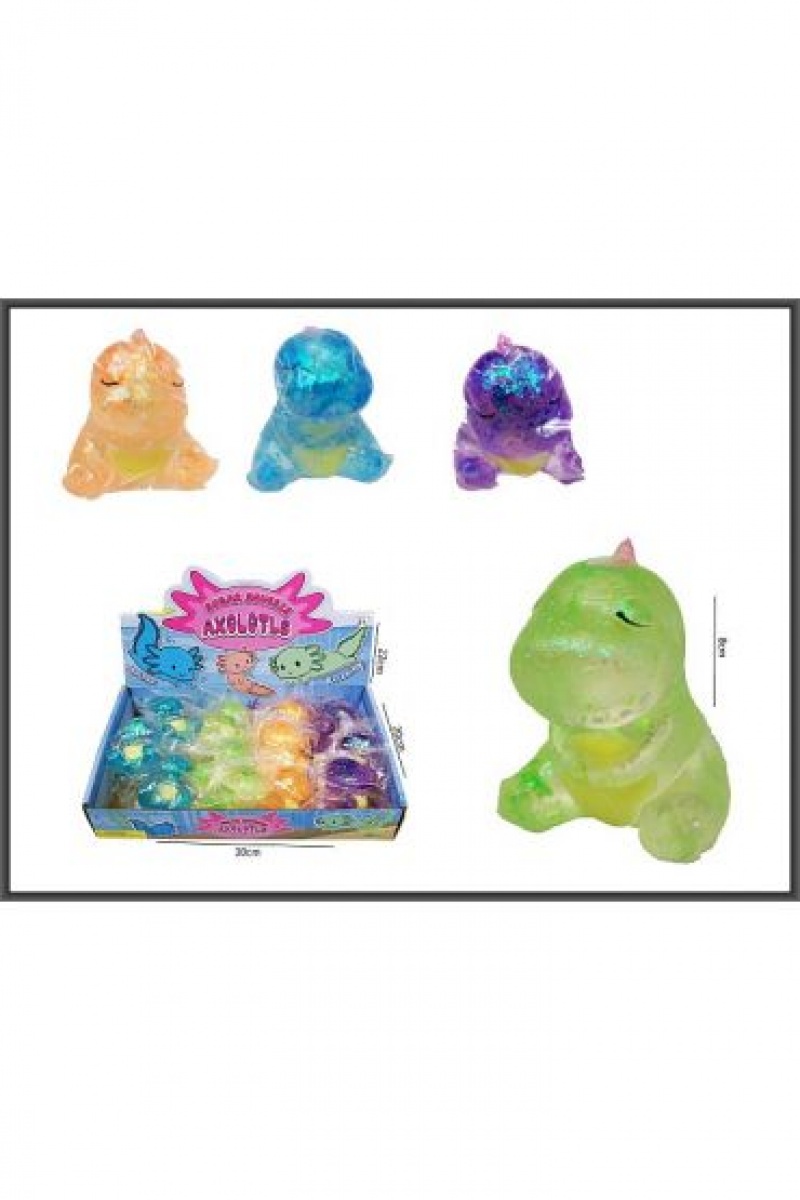 DINOZAUR DO ŚCISKANIA 8CM 4-KOL.YY-1847 50417, Gluty, gniotki, Zabawki