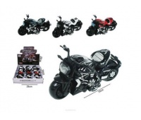 MOTOCYKL 10CM 4-KOLORY K184A20 7837, Pojazdy, Zabawki