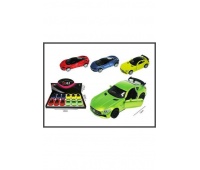 AUTO SPORTOWE 12CM ŚW.DŹW.4-KOL.2-RODZ. 6632-45M
