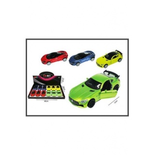 AUTO SPORTOWE 12CM ŚW.DŹW.4-KOL.2-RODZ. 6632-45M, Pojazdy, Zabawki