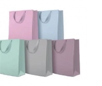 TORBA MONOCOLOR MIX LARGE 26x33x13cm., Torby ozdobne, Art. dekoracyjne i prezentowe