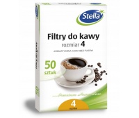 FILTRY DO KAWY ROZM.4 50szt.BOX STELLA, Akcesoria, Art. spożywcze