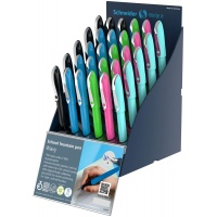 SIS Display Fountain pens SCHNEIDER Wavy, 30 pcs, color mix