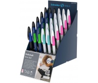 SIS Display Rollerball pens SCHNEIDER Base Ball, M, 30 pcs, color mix