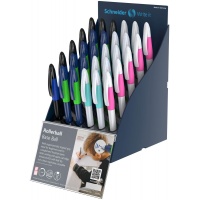 SIS Display Rollerball pens SCHNEIDER Base Ball, M, 30 pcs, color mix