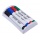 Zestaw 4 markerów z gąbką magnetyczną OFFICE PRODUCTS, do tablic suchościeralnych, mix kolorów