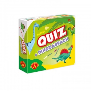 QUIZ O DINOZAURACH KIESZONKOWA GRA EDU !!, Edukacyjne, Gry