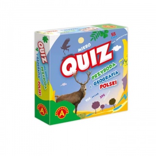 QUIZ PRZYRODA I GEOGRAFIA POLSKI KIESZONKOWA GRA!!, Edukacyjne, Gry
