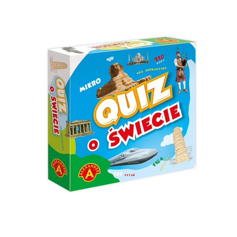 QUIZ O ŚWIECIE KIESZONKOWA GRA EDUKACYJNA !!, Edukacyjne, Gry