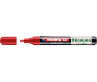 Marker olejowy na bazie wody e-50 EDDING EcoLine, 2-3mm, czerwony, Markery, Artykuły do pisania i korygowania