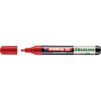 Marker olejowy na bazie wody e-50 EDDING EcoLine, 2-3mm, czerwony, Markery, Artykuły do pisania i korygowania