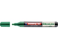 Marker olejowy na bazie wody e-50 EDDING EcoLine, 2-3mm, zielony, Markery, Artykuły do pisania i korygowania