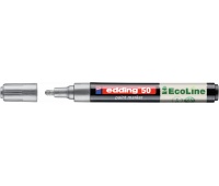 Marker olejowy na bazie wody e-50 EDDING EcoLine, 2-3mm, srebrny, Markery, Artykuły do pisania i korygowania