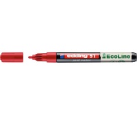 Marker olejowy na bazie wody e-51 EDDING EcoLine, 1-2mm, czerwony, Markery, Artykuły do pisania i korygowania