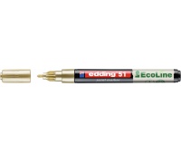 Water-based oil marker e-51 EDDING EcoLine, 1-2mm, gold