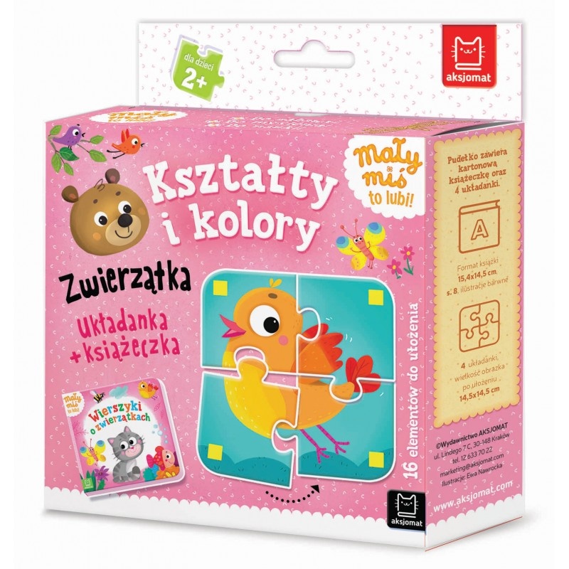 Promocja Mały miś to lubi Kształty i kolory, Edukacyjne, Książeczki